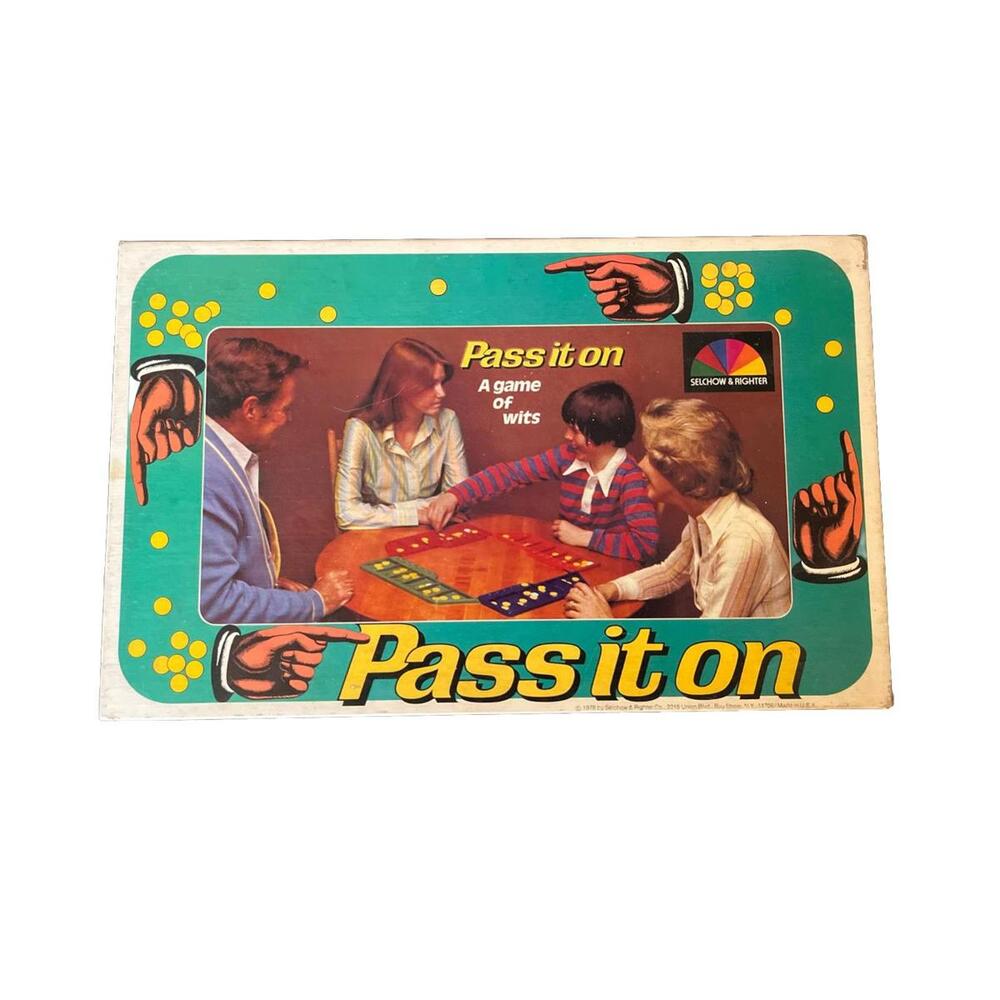 Vintage Pass It On Board Game